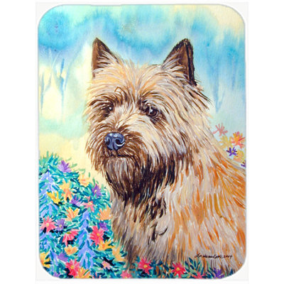 East Urban Home Cairn Terrier Glass Cutting Board