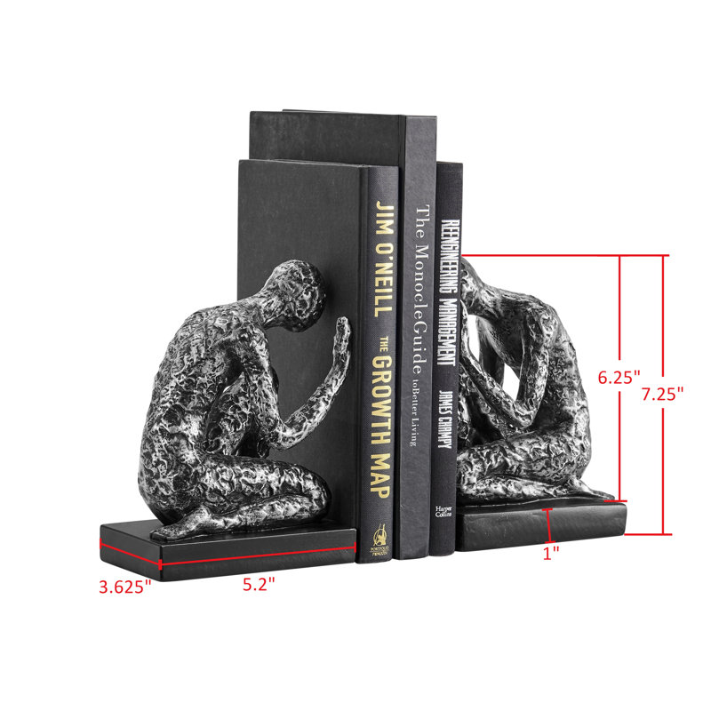 Serre-livres antidérapants N chariot