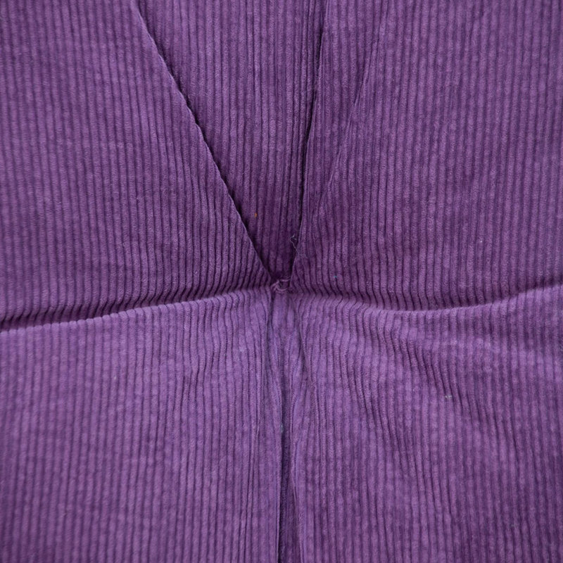 Coussin en velours côtelé, Mauve