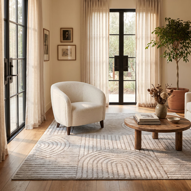 Tapis gris avec tapis, Rectangle 9 pi 2 po x 12 pi 5 po