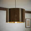 30cm H Wicker Drum Pendant Shade ( Slip-On ) in Brown