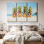 "Drôle d'ananas" sur toile-99242079