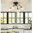 4-Light Iron Flush Mount Ceiling Light with Water Glass Globes-628095037