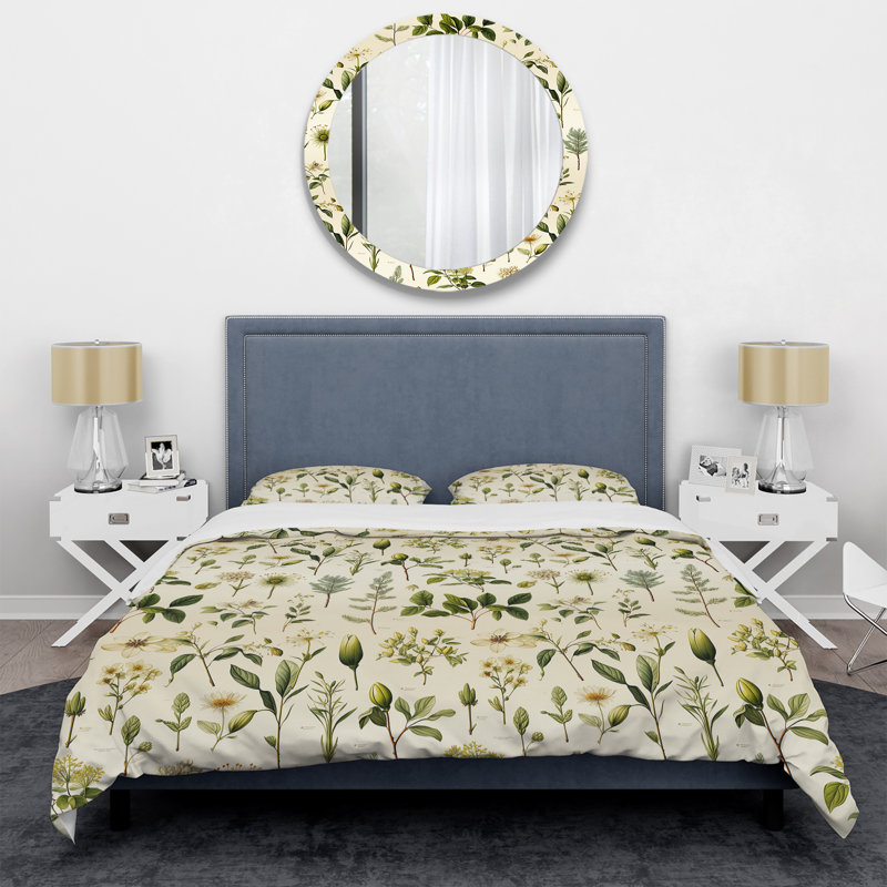 Ensemble de housse de couette Maikou, Housse de couette simple + 1 taie décorative stan