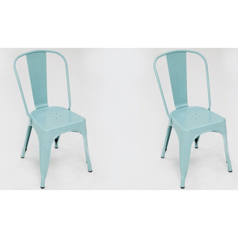 Chaise de patio empilable Hakana, Île bleue