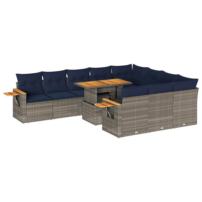 62cm Wide Patio Sofa with Cushions