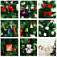 Arbre de Noël artificiel 5 pi, DEL, 109 pendentifs, jupes, garde-corps, arbre d'ambiance festif intérieur avec lumières DEL, 5 pi, garde-corps pour la joie