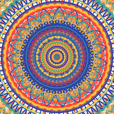 " Festive Mandala " by Sheila Wenzel-Ganny