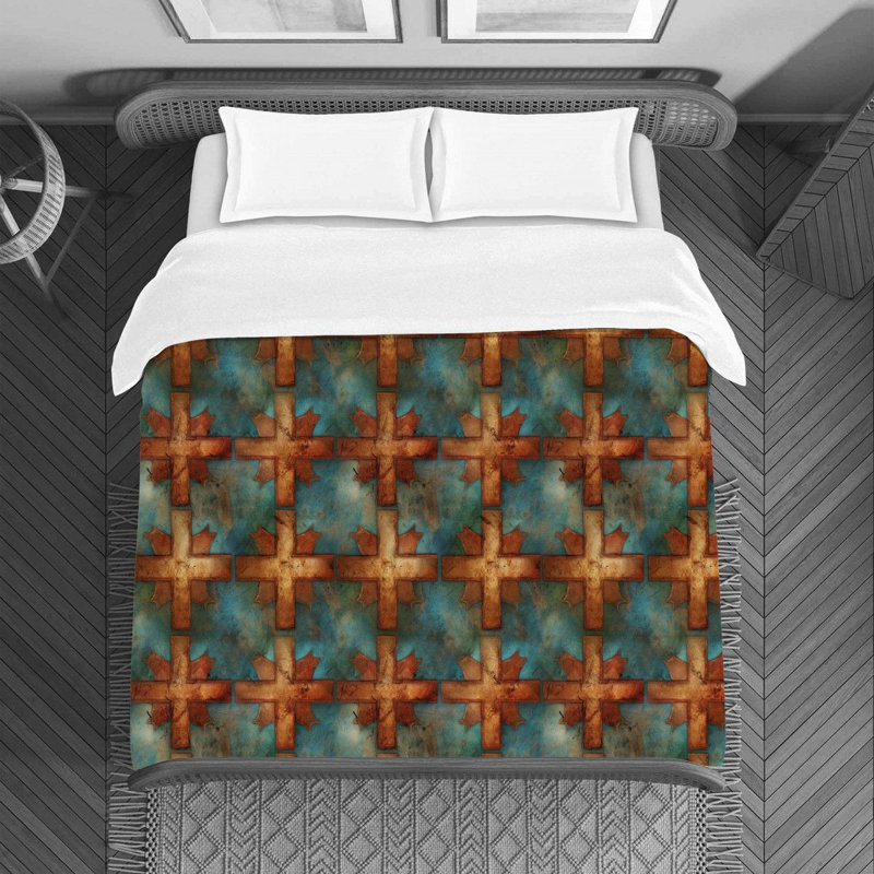 Christian Cross Duvet Cover, King Duvet Cover