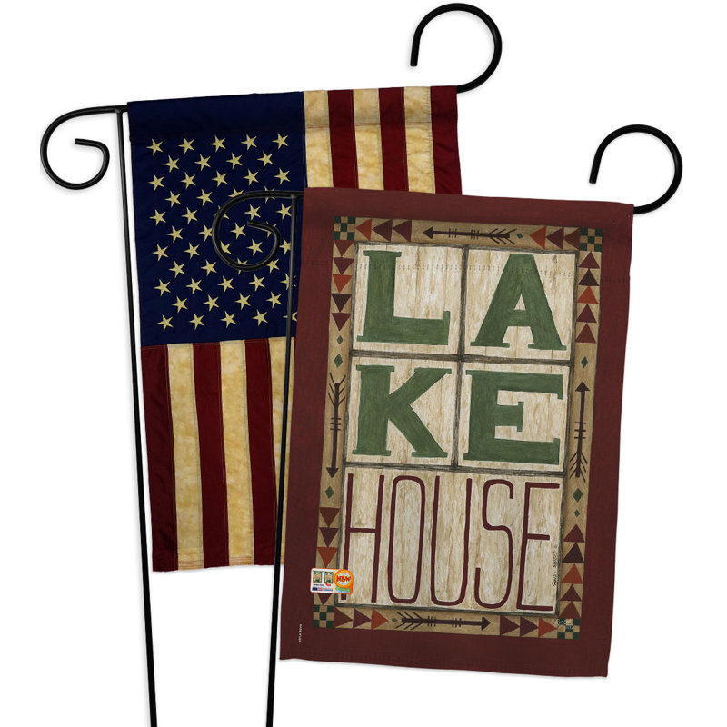 Double Sided 18.5'' H x 13'' W Polyester Garden Flag