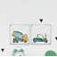 Ensemble de 2 reproductions d’art sur toile « mixer and lift »