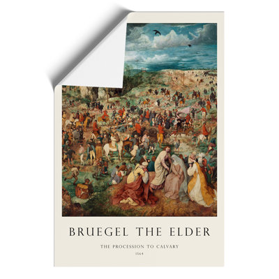 The Procession To Calvary by Pieter Bruegel The Elder - No Frame Painting