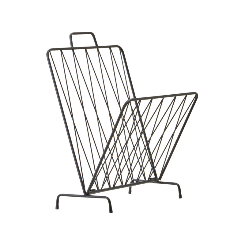 Alawna Metal Free Standing Magazine Rack