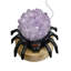 Lampe d'araignée en cristal naturel Halloween vente chaude lampe de cristal bureau table de chevet lumière nuit ornements de décoration