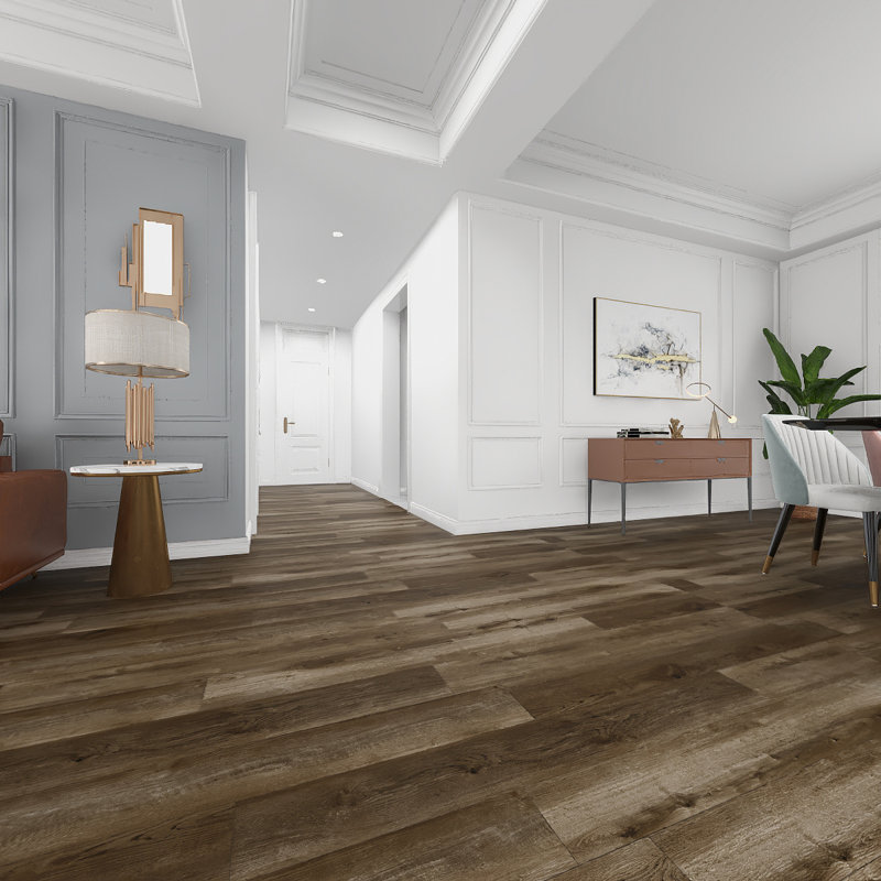 DURA-PRO 22 mil, Click-In SPC Flooring, 6.5mm Autumnwood, Russet