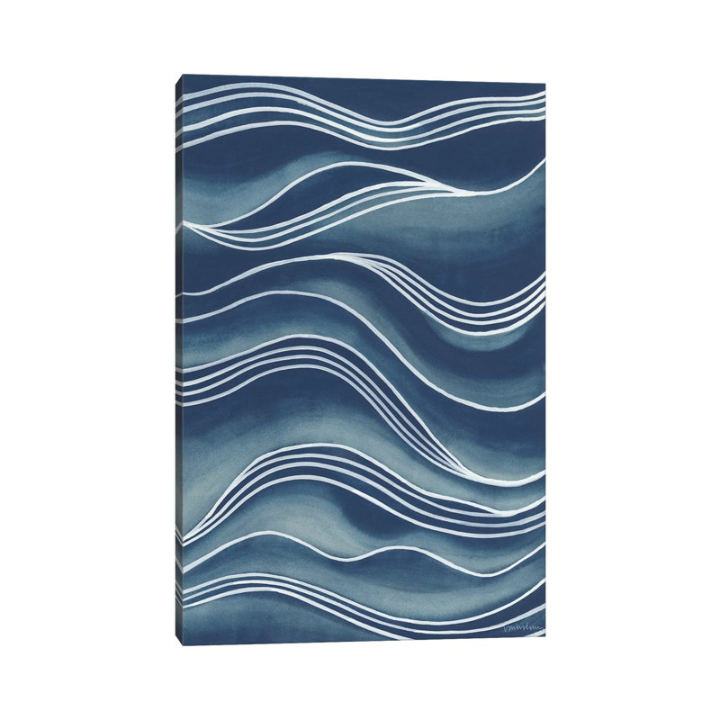 Wind and Waves I 1 Piece Wrapped Canvas Painting, 20.32 cm H x 30.48 cm W
