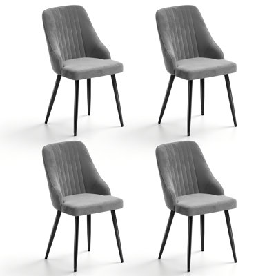 Dining Chairs Upholstered Ergonomic Backrest