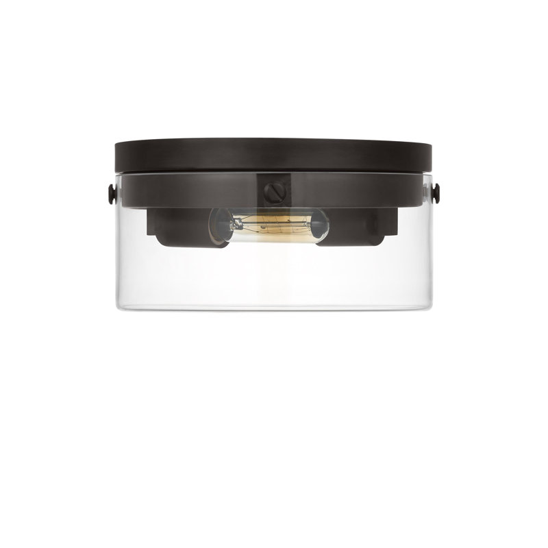 Garrett 2 - Light Flush Mount, 5.5" H x 11.38" W x 11.38" D