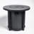 Round Fire Table with steel frame