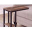 Table d'appoint, en forme de C, bout, côté, collation, salon, chambre à coucher, métal, stratifié-1423404445-1447032673