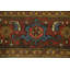 Tapis vert traditionnel pour salon 9 x 12