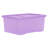 Wham Sparkle 45L Plastic Storage Boxes Pack of 10 Tint Lavender