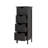 Black Bathroom Standing Cabinet 4-Drawers