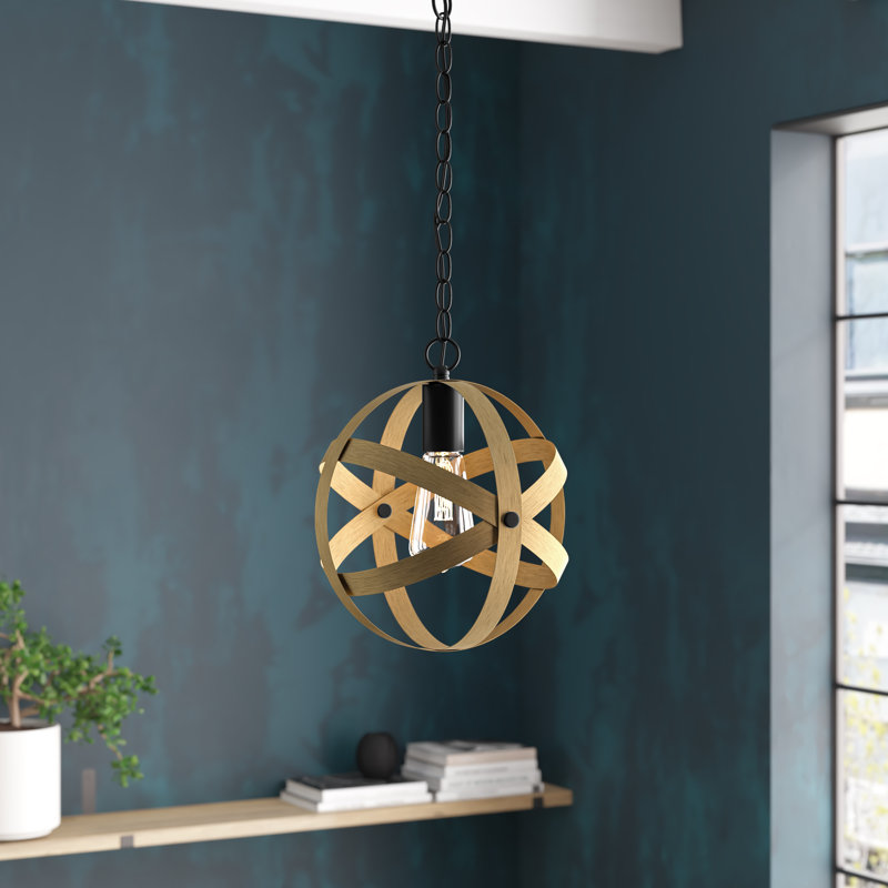 Luminaire suspendu sphère 1 lumière Rowling