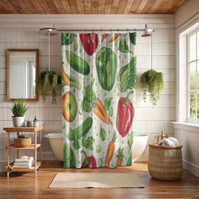 Rideau de douche Spring Kale - Premium
