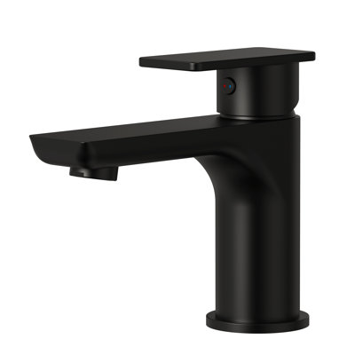 Single Hole Bathroom Faucet with Drain Assembly, Single Handle Bathroom Sink Faucet 