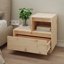 Updike 60cm W Solid Wood Bedside Table-603770601