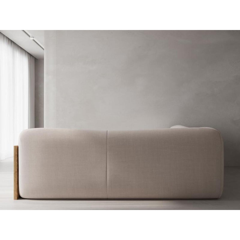 Canapé modulaire Clarence, Mélange de polyester ivoire Nevis