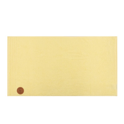 Ensemble de serviettes de bain en coton luxueux, jaune clair et bleu, 27,6 po x 55,1 po | 100% coton doux, 450 g / m² | Lavable à la machine, parfait pour la maison et le spa, confort ultime et capacité d'absorption