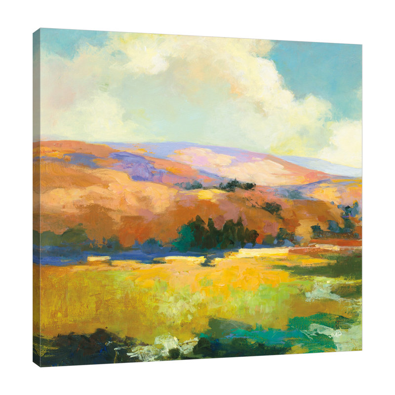 "Day Break Valley II", toile tendue par Julia Purinton, H 12 po x l 12 po x P 1,5 po
