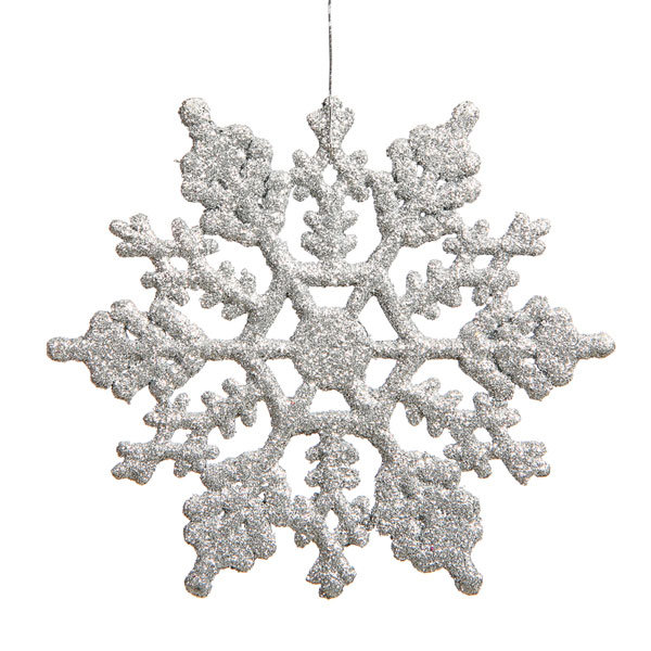Ornement de Noël flocon de neige, Splendeur argentée
