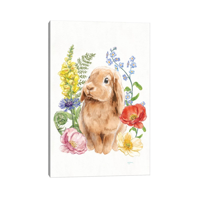 Sunny Bunny I by Mary Urban - Wrapped Canvas Painting, 66.04 cm H x 45.72 cm W x 3.175 cm D