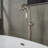 Cove 1 Handle Bathroom Freestanding Tub Filler with Diverter-727024352