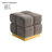 Contemporary Style Square Storage Stool