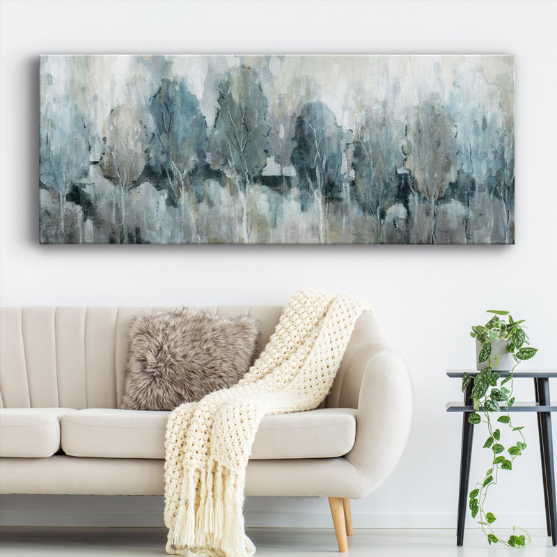 Bright Indigo Groves sur toile, H 12 po x l 30 po x P 1,5 po