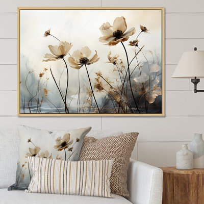 «Jade Flowers Field Enchantment» sur impression sur toile