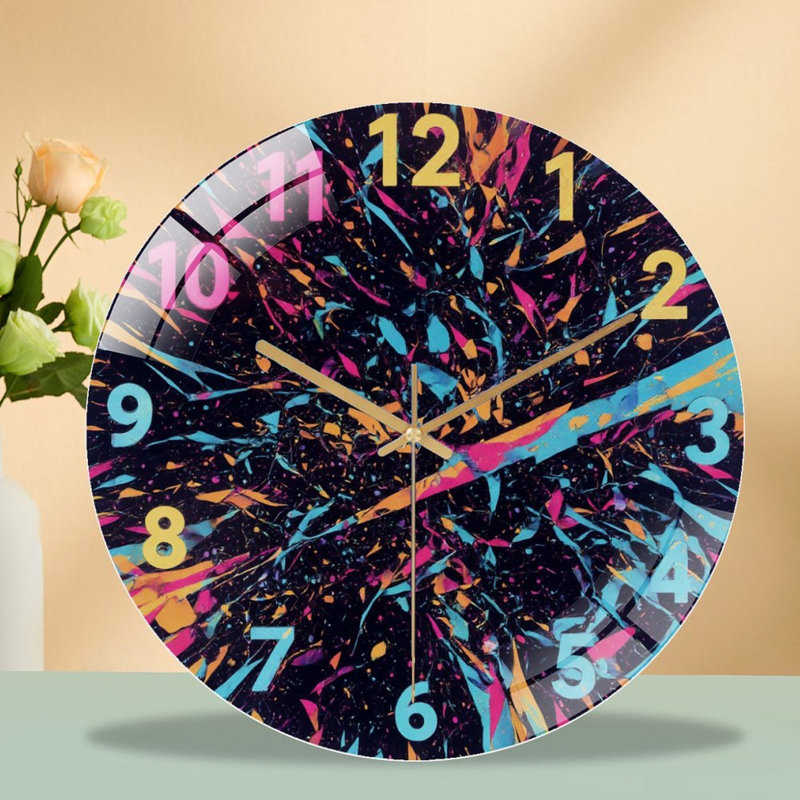 Horloge murale 12 po Neon Style