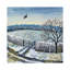 Snowflakes And Blossom by Jo Grundy - Wrapped Canvas Painting-1325961800
