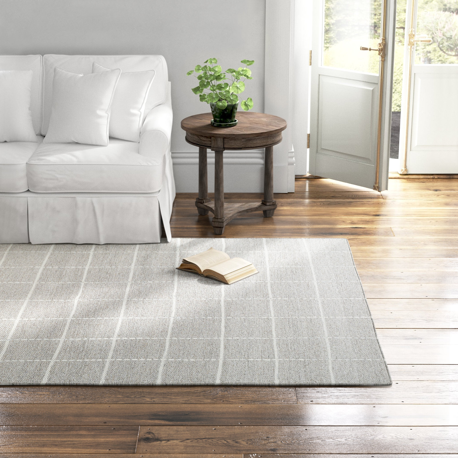 Loxe Flatweave Geometric Rug, Rectangle 6' x 9'