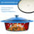 4.5 QT Enameled Oval Dutch Oven Pot-104365871