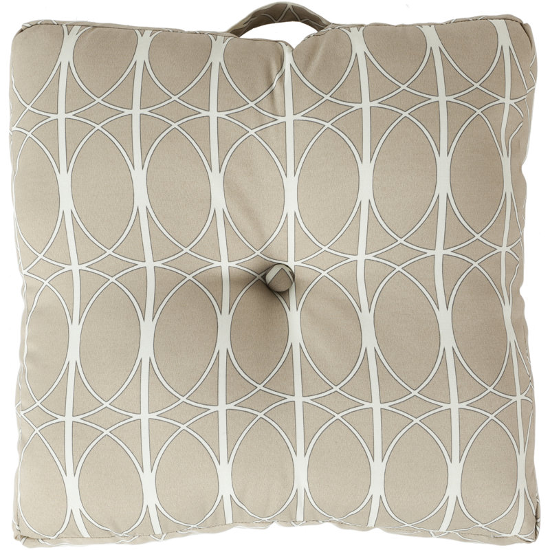Coinciding Circles Outdoor Pillow Cover, Charcoal