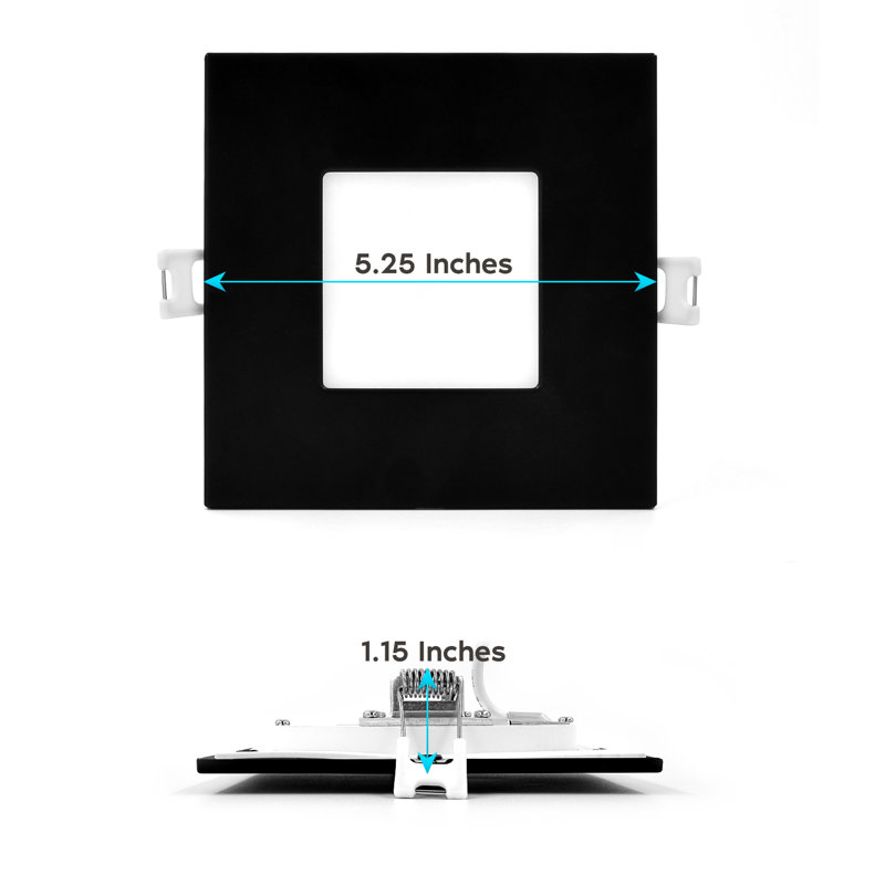 Ensemble d'éclairage encastré 4 "Ultra Slim
