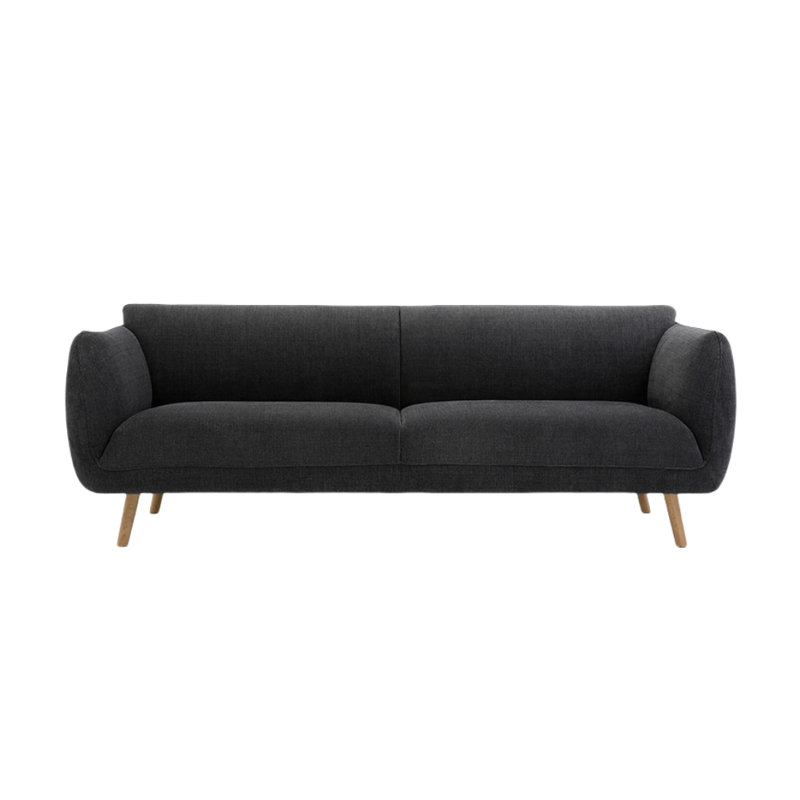 Creative Leisure Sofa Upholstered 82.6'' Sofa, Black