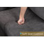 Causeuse rembourrée avec repose-pieds 58,26 po Toxi-455849112