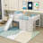 Full Low Loft Bed With Storage-1429457409