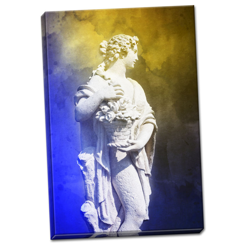 « grec lady i », impression, H 36 po x l 24 po x P 0,75 po, Toile tendue